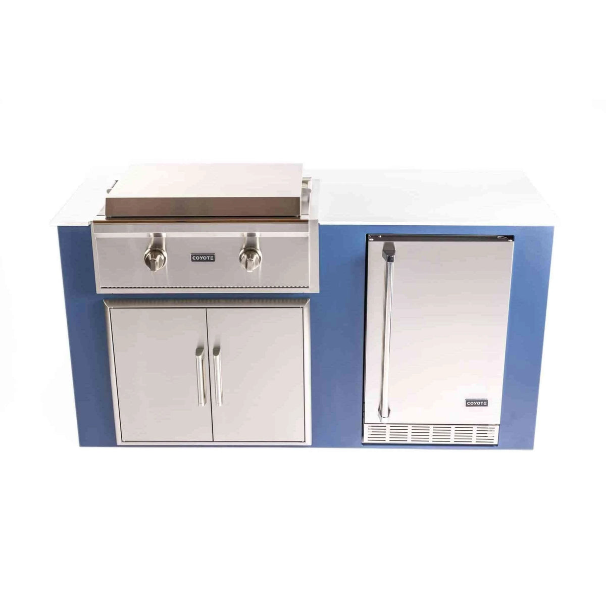 Coyote Outdoor LivingCoyote Outdoor Living 30 Inch Flat Top Grill C1FTG30-LP-CART- BetterPatio.com