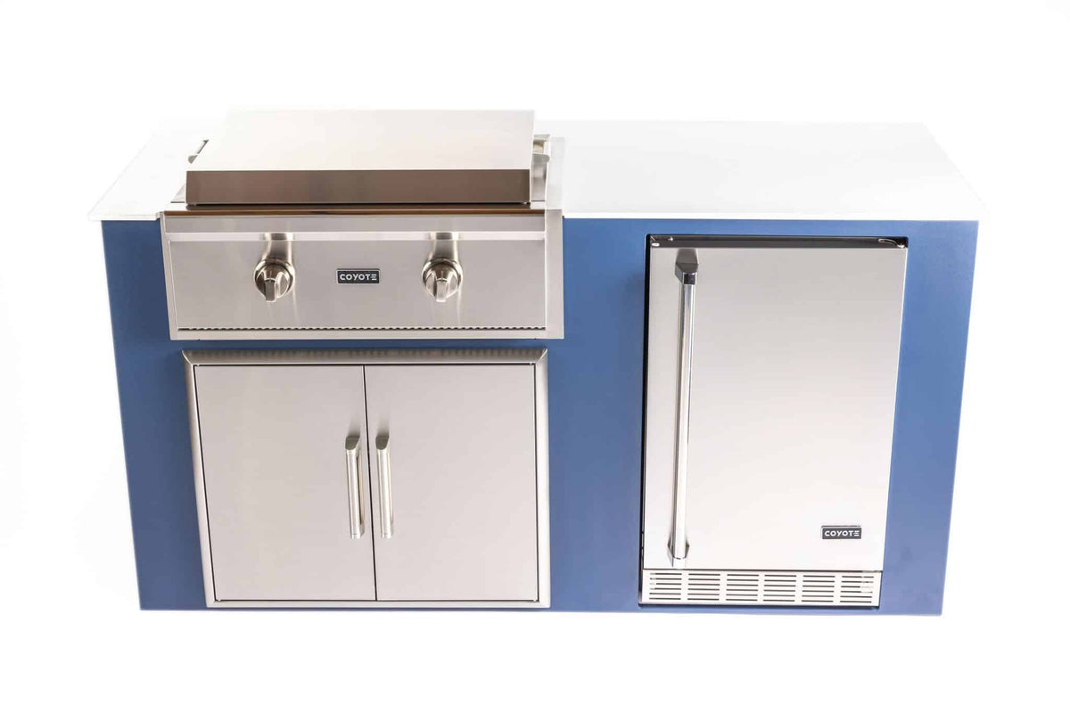 Coyote Outdoor LivingCoyote Outdoor Living 30 Inch Flat Top Grill C1FTG30-LP-CART- BetterPatio.com