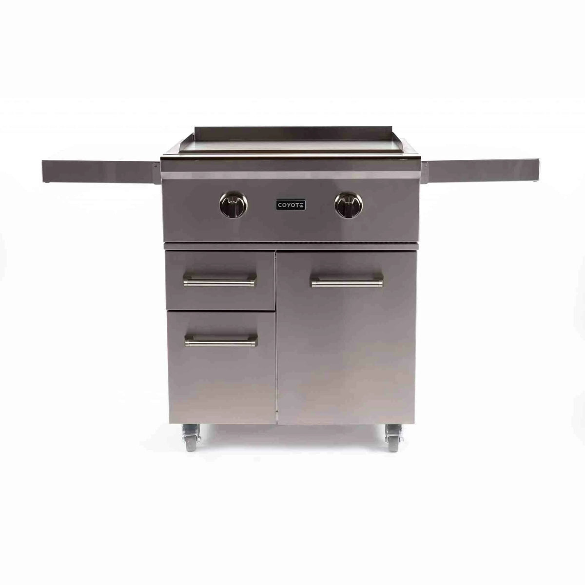 Coyote Outdoor LivingCoyote Outdoor Living 30 Inch Flat Top Grill C1FTG30-LP-CART- BetterPatio.com