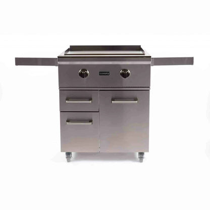 Coyote Outdoor LivingCoyote Outdoor Living 30 Inch Flat Top Grill C1FTG30-LP-CART- BetterPatio.com