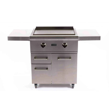 Coyote Outdoor LivingCoyote Outdoor Living 30 Inch Flat Top Grill C1FTG30-LP-CART- BetterPatio.com