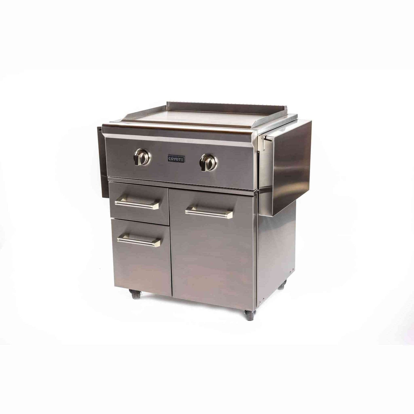 Coyote Outdoor LivingCoyote Outdoor Living 30 Inch Flat Top Grill C1FTG30-LP-CART- BetterPatio.com