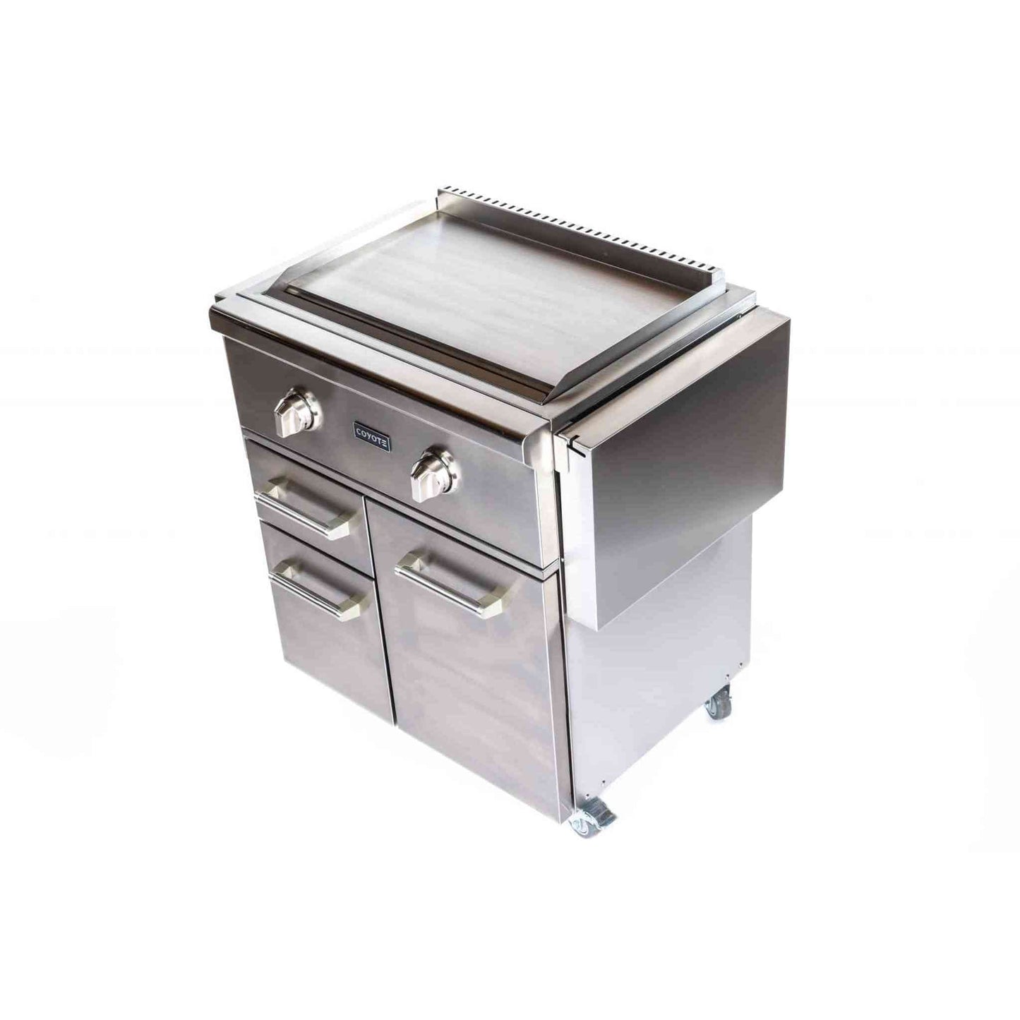Coyote Outdoor LivingCoyote Outdoor Living 30 Inch Flat Top Grill C1FTG30-LP-CART- BetterPatio.com