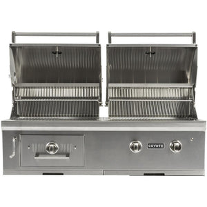 Coyote Outdoor LivingCoyote Outdoor Living 50-Inch Built-In Propane Gas + Charcoal Dual Fuel Grill - C1HY50 - BetterPatio.com