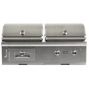 Coyote Outdoor LivingCoyote Outdoor Living 50-Inch Built-In Propane Gas + Charcoal Dual Fuel Grill - C1HY50 - BetterPatio.com