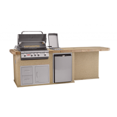 Bull Outdoor 8 Foot Culinary Q BBQ Island