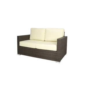 Source Furniture Lucaya Loveseat with Arms, Espresso - BetterPatio.com