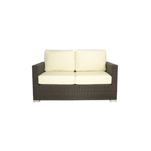 Source Furniture Lucaya Loveseat with Arms, Espresso - BetterPatio.com