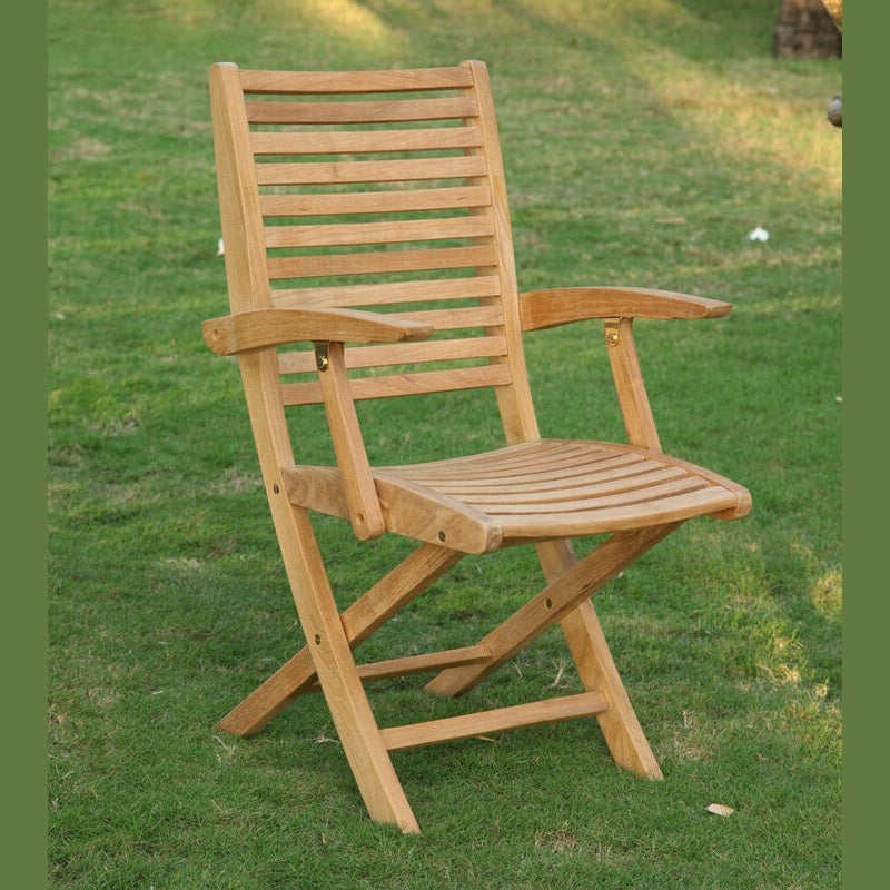 Douglas Nance Bali Folding Dining Armchair DN3355 - BetterPatio.com