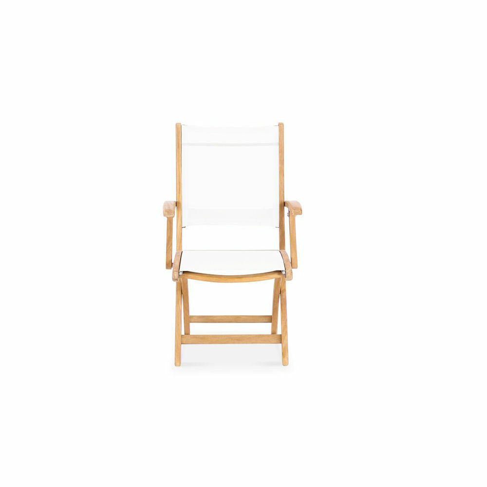 Douglas Nance Riviera Folding Dining Armchair DN6155 - BetterPatio.com