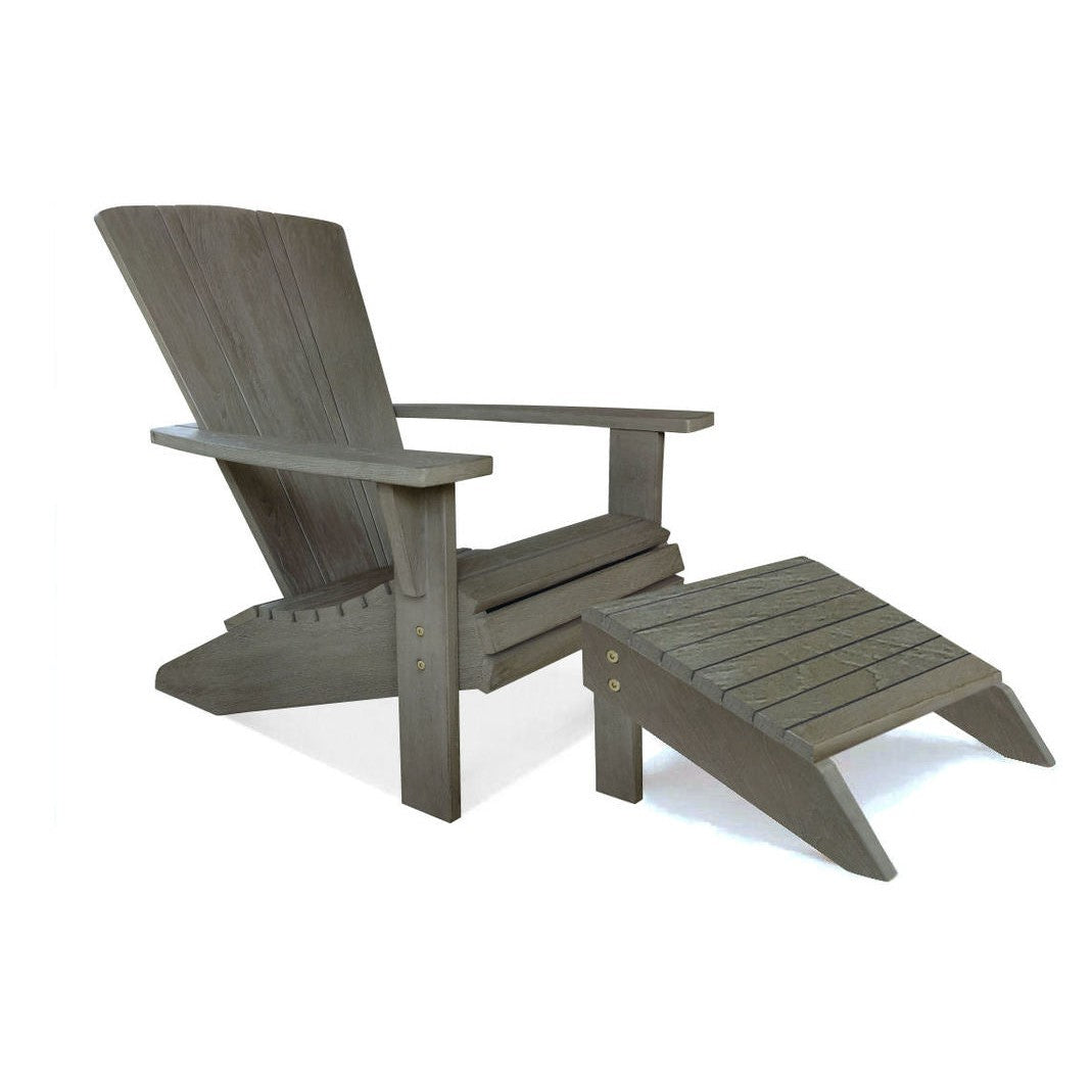 Douglas Nance Nantucket Adirondack Footrest DN1562WT - BetterPatio.com