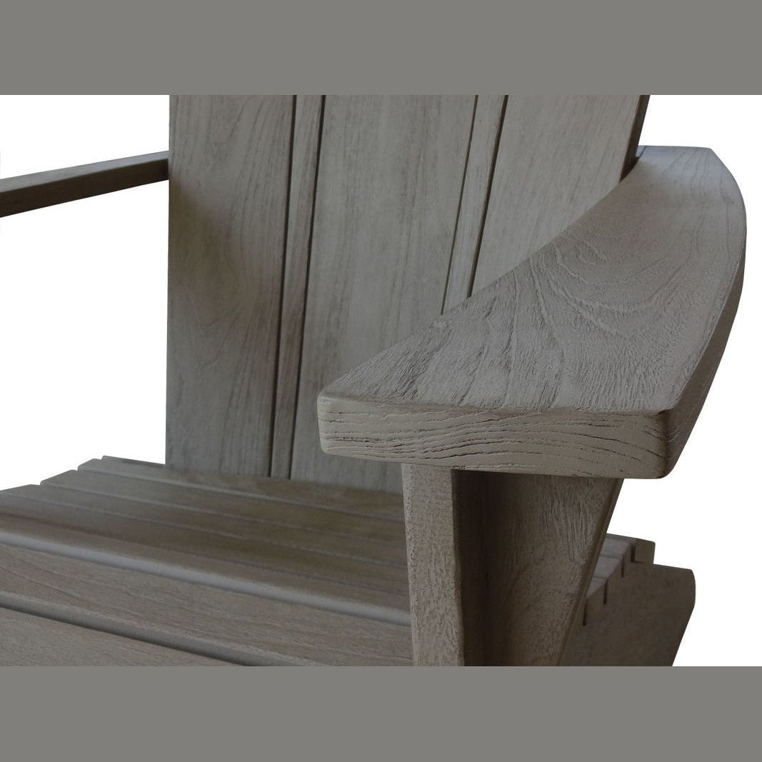 Douglas Nance Nantucket Adirondack Chair DN1561WT - BetterPatio.com