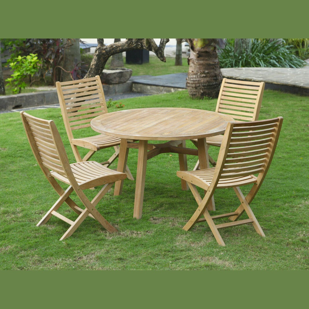 Douglas Nance Somerset 48” Round Dining Table DN2348 - BetterPatio.com