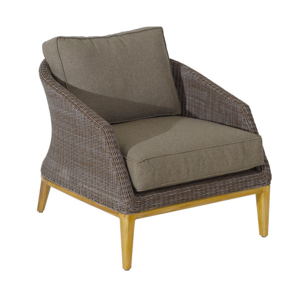 Douglas Nance Capri Deep Seating Club Chair with White Cushion DN4401 - BetterPatio.com