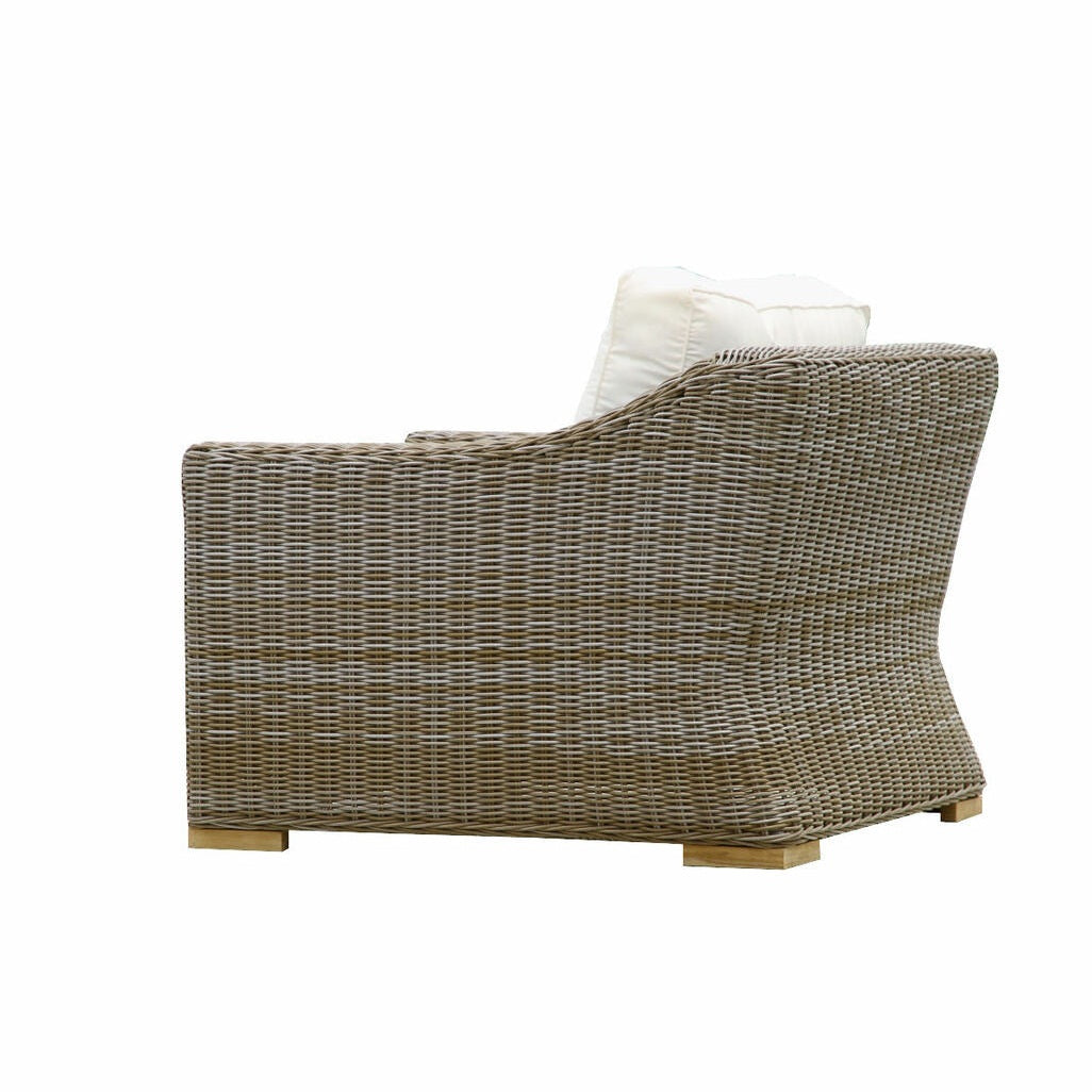 Douglas Nance Monaco Deep Seating Club Chair with White Cushion DN4501 - BetterPatio.com