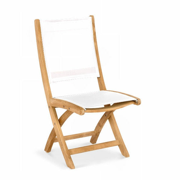 Douglas Nance Riviera Folding Dining Side Chair DN6156 - BetterPatio.com