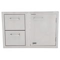 Lion Premium Grills Door and Drawer Combo with Towel Rack