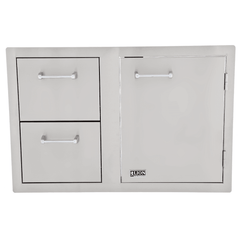 Lion Premium Grills Door and Drawer Combo with Towel Rack