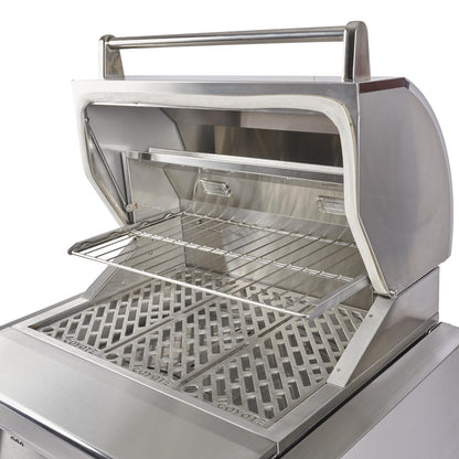 Coyote 28 inch Freestanding Pellet Grill with Cart - BetterPatio.com