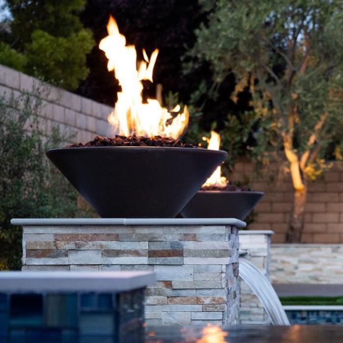 The Outdoor Plus 31" Cazo GFRC Fire Bowl