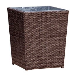 Hospitality Rattan Planter W/Zinc Bucket 1290-GRY