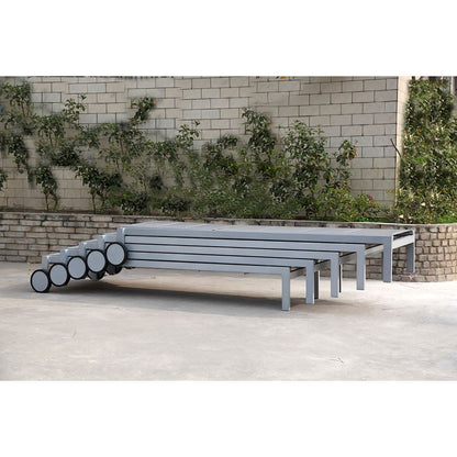 Hospitality Rattan Tampa Sling Chaise Lounger 1442BAL - BetterPatio.com