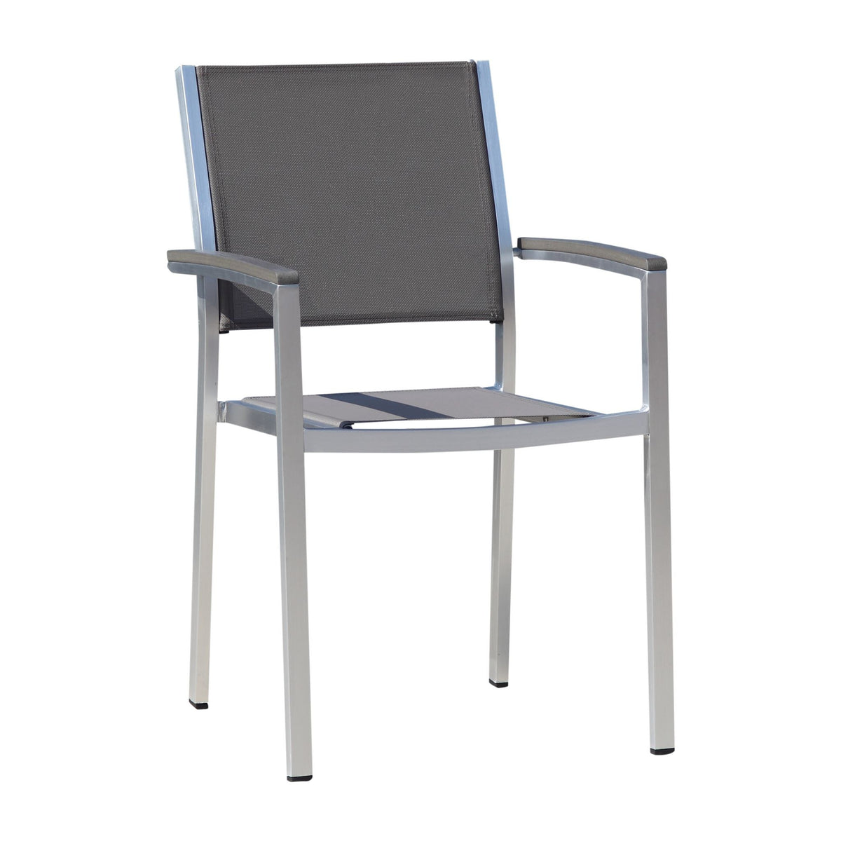 Hospitality Rattan Sling Armchair 1510AC-GRY - BetterPatio.com