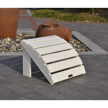 Panama Jack White Outdoor Adirondack Ottoman PJO-4001-WHT-OT - BetterPatio.com