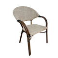 Hospitality Rattan Stackable Bamboo Look Chair 1639-BRW
