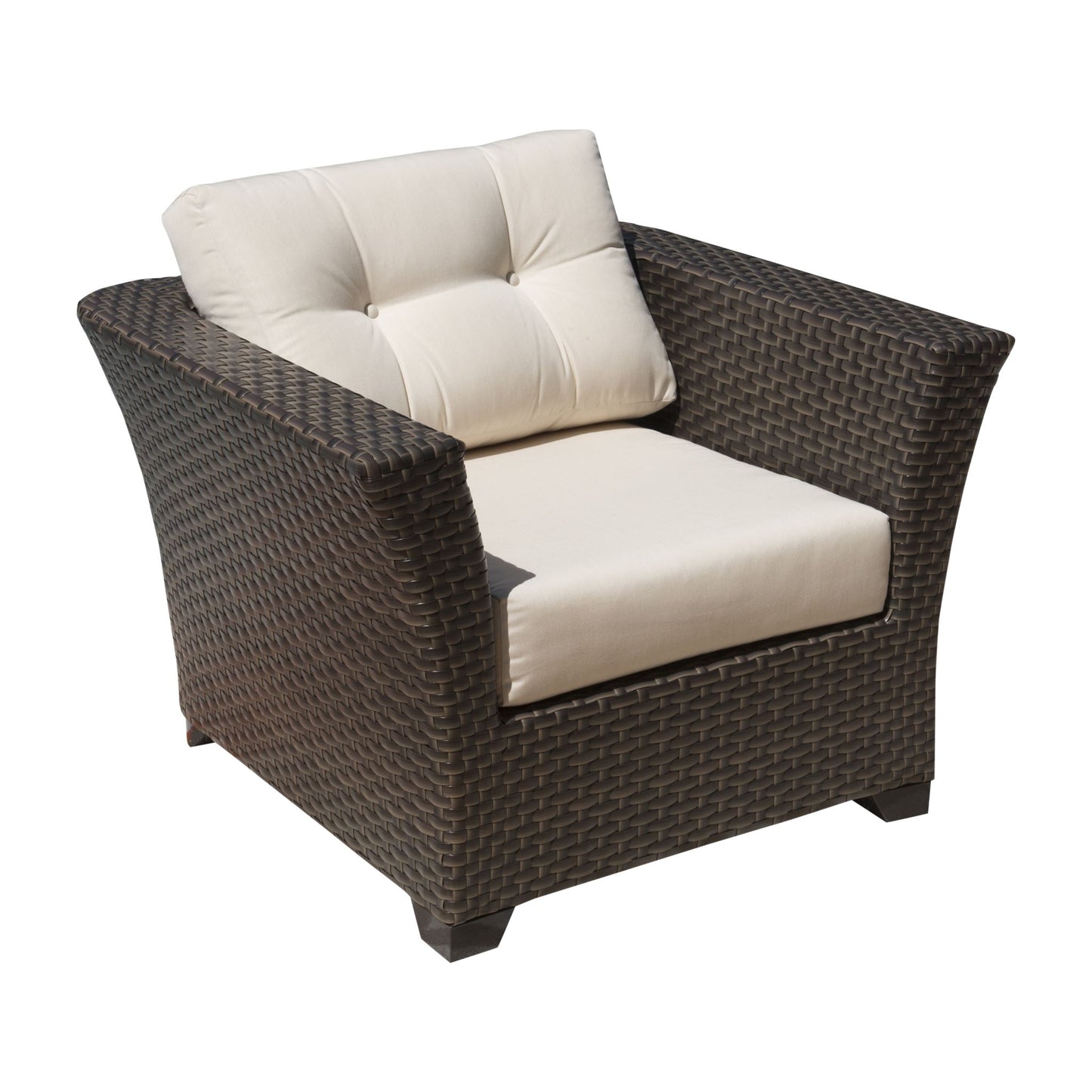 Hospitality Rattan Fiji Lounge Chair W/Cushion 901-1347-ATQ-C - BetterPatio.com
