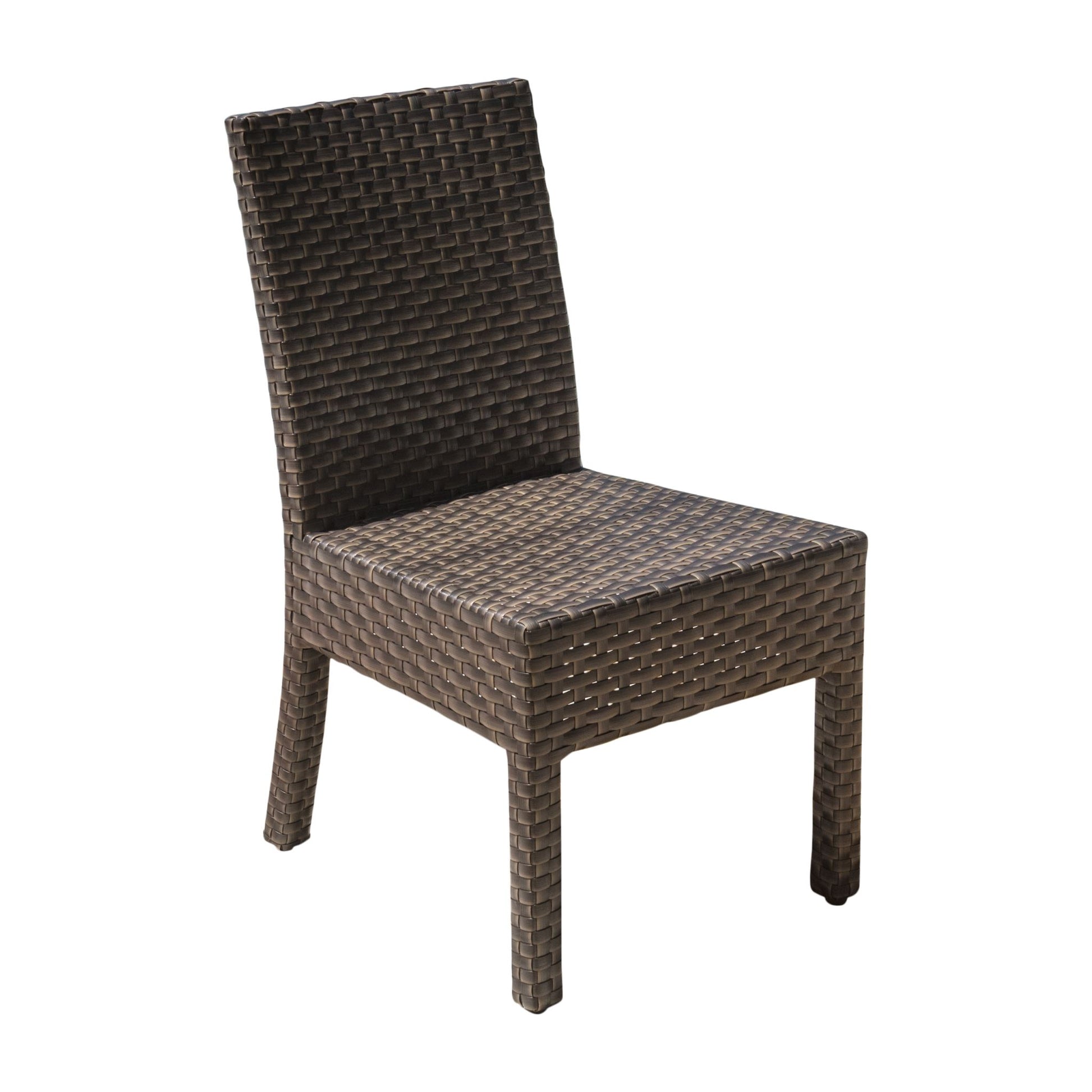 Hospitality Rattan Fiji Stackable Side Chair 901-3347-ATQ-SC - BetterPatio.com