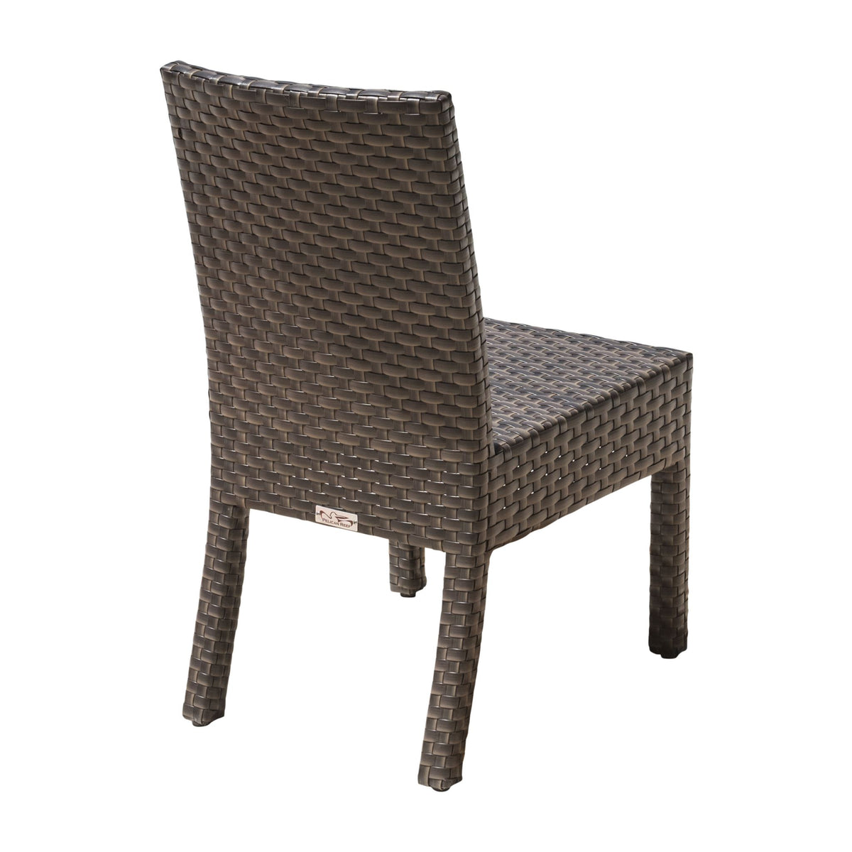 Hospitality Rattan Fiji Stackable Side Chair 901-3347-ATQ-SC - BetterPatio.com
