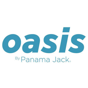 Panama Jack Oasis 5 Piece Seating Set w/cushions PJO-2201-JBP-5SC-GLASS - BetterPatio.com