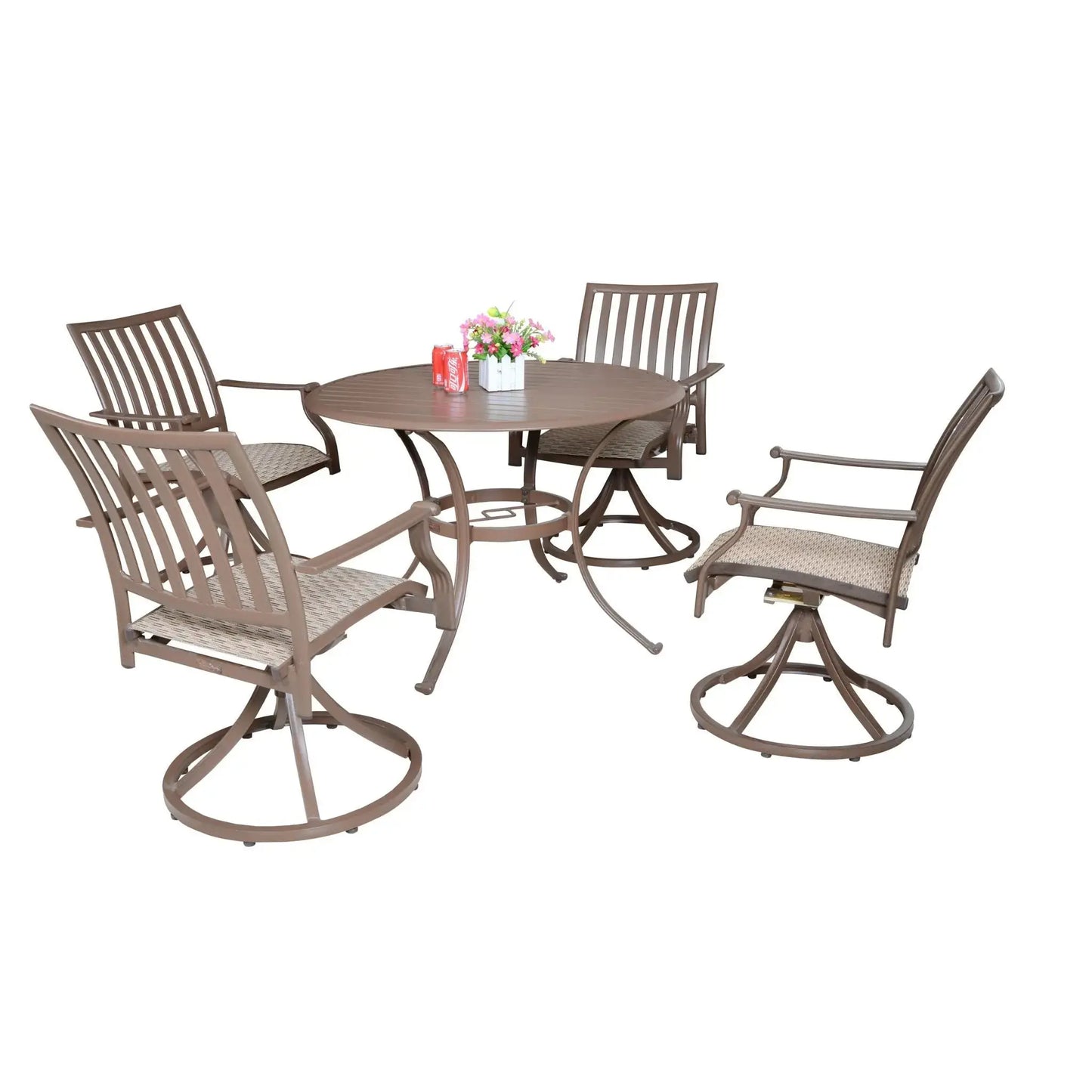 Panama Jack Island Breeze Swivel Rocking Dining Chair (set of 2) PJO-1001-ESP-SD - BetterPatio.com