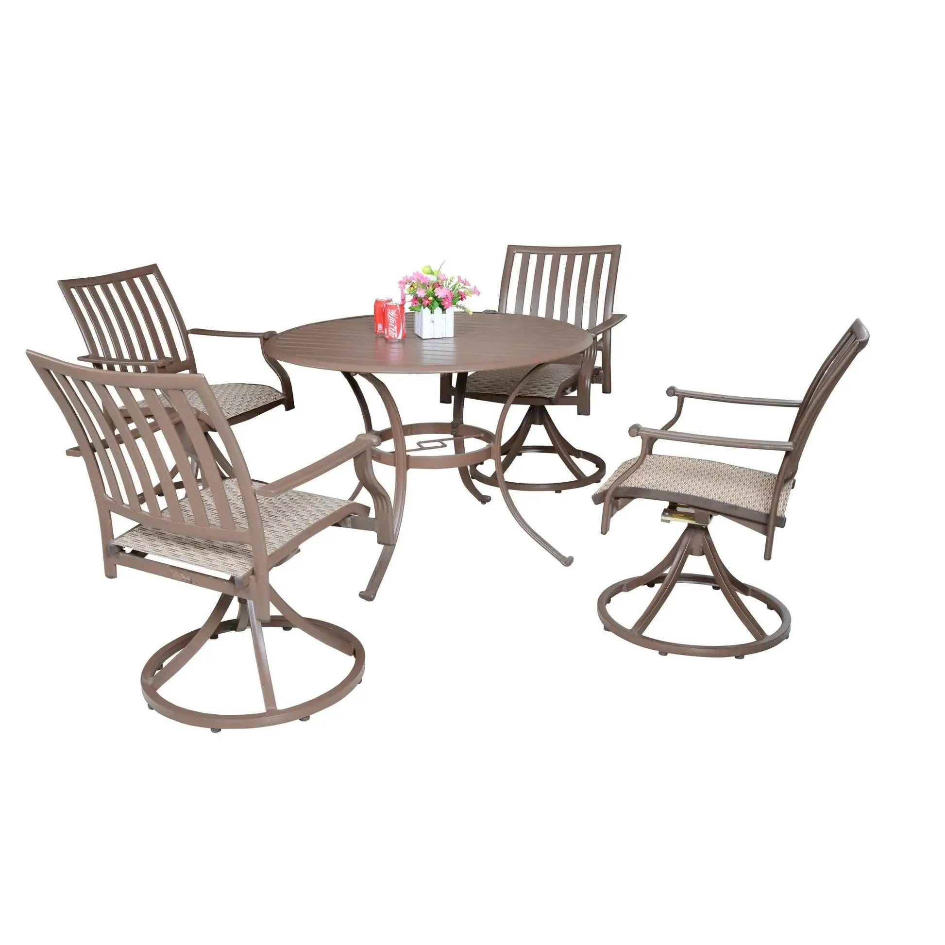 Panama Jack Island Breeze Swivel Rocking Dining Chair (set of 2) PJO-1001-ESP-SD - BetterPatio.com
