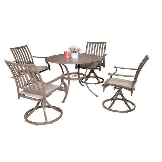 Panama Jack Island Breeze Swivel Rocking Dining Chair (set of 2) PJO-1001-ESP-SD - BetterPatio.com