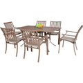 Panama Jack Island Breeze 7 Piece Slatted Dining Set PJO-1001-ESP-7PC