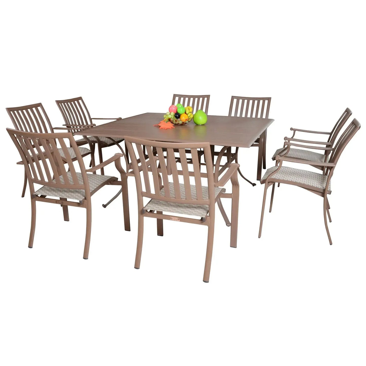Panama Jack Island Breeze 9 Piece Slatted Dining Set PJO-1001-ESP-9PC - BetterPatio.com