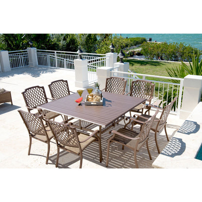 Panama Jack Island Breeze 60 Inch Aluminum Dining Table PJO-1001-ESP-60 - BetterPatio.com
