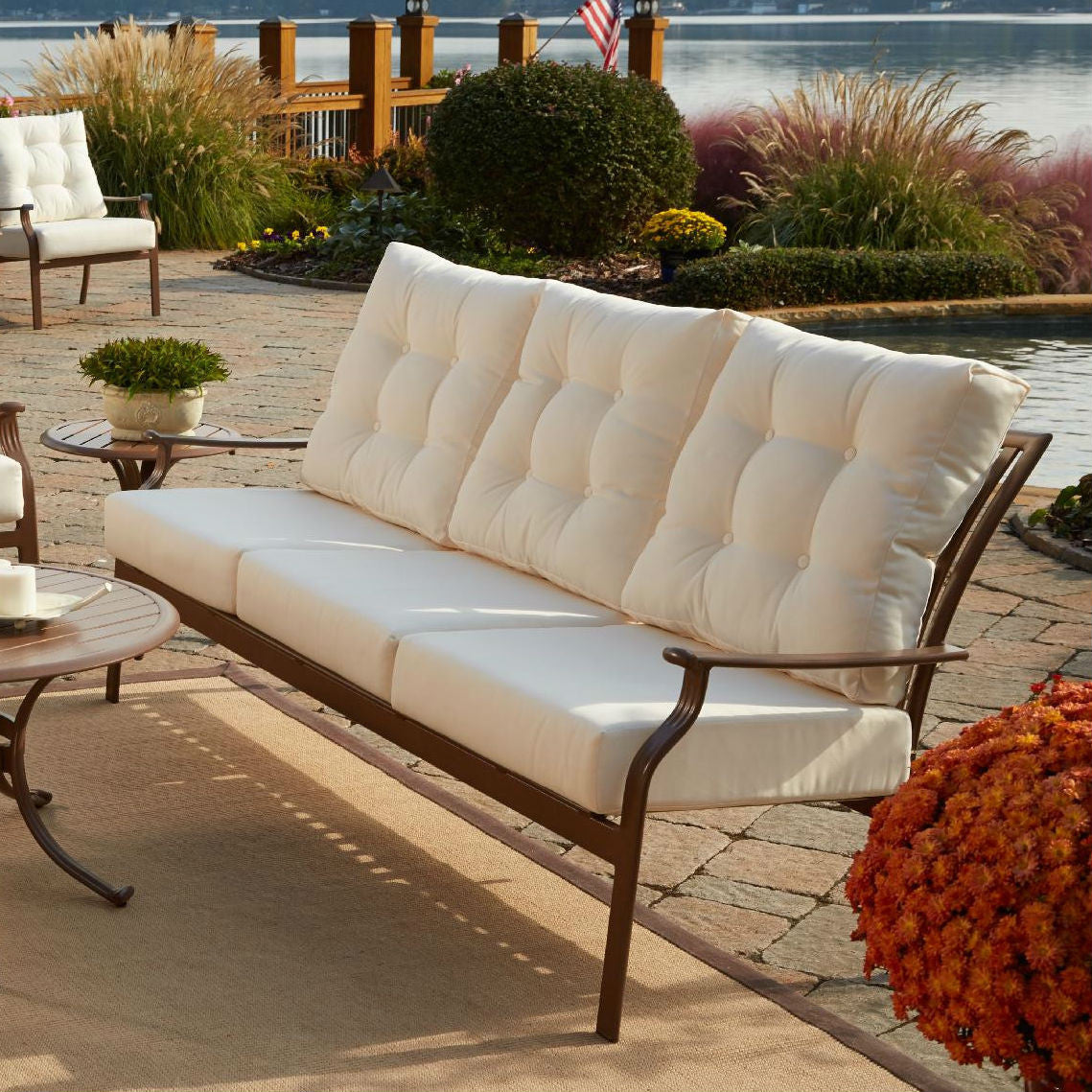 Panama Jack Island Breeze Aluminum Sofa Deep Seating with Cushions PJO-1001-ESP-S - BetterPatio.com