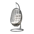 Panama Jack Graphite 2 PC Hanging Chair with Cushion