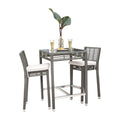 Panama Jack Graphite 3 Pc Pub Set with Cushions
