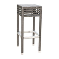 Panama Jack Graphite Backless Barstool PJO-1601-GRY-BL