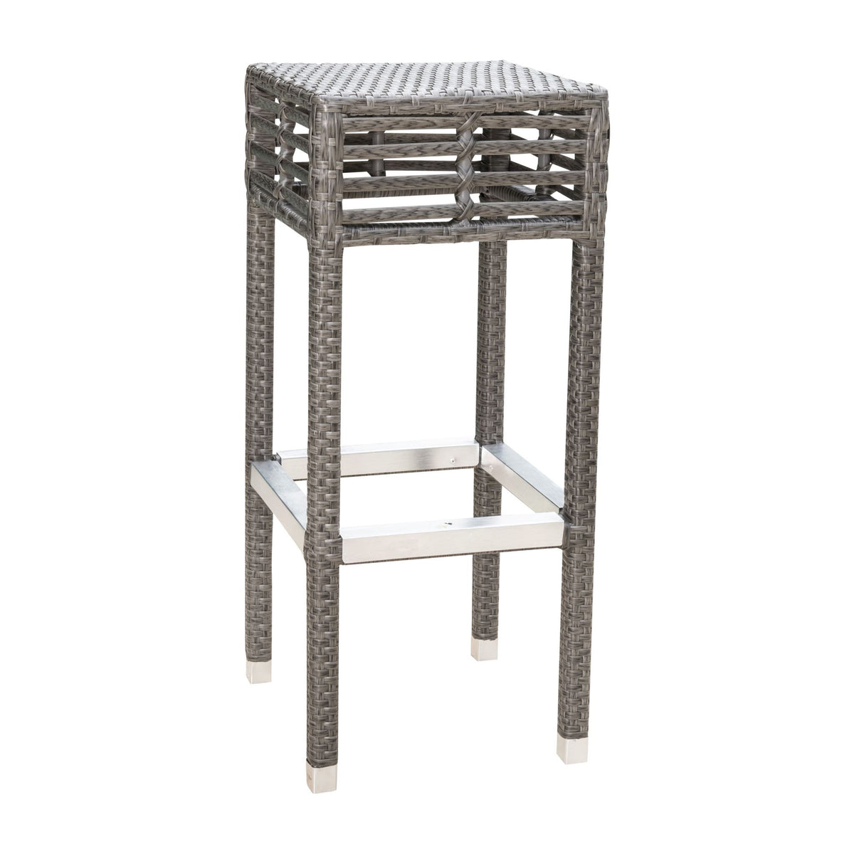 Panama Jack Graphite Backless Barstool PJO-1601-GRY-BL - BetterPatio.com