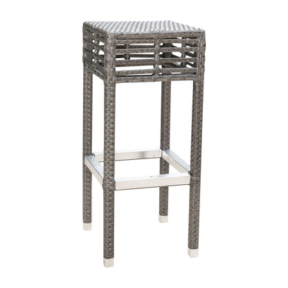 Panama Jack Graphite Backless Barstool PJO-1601-GRY-BL - BetterPatio.com
