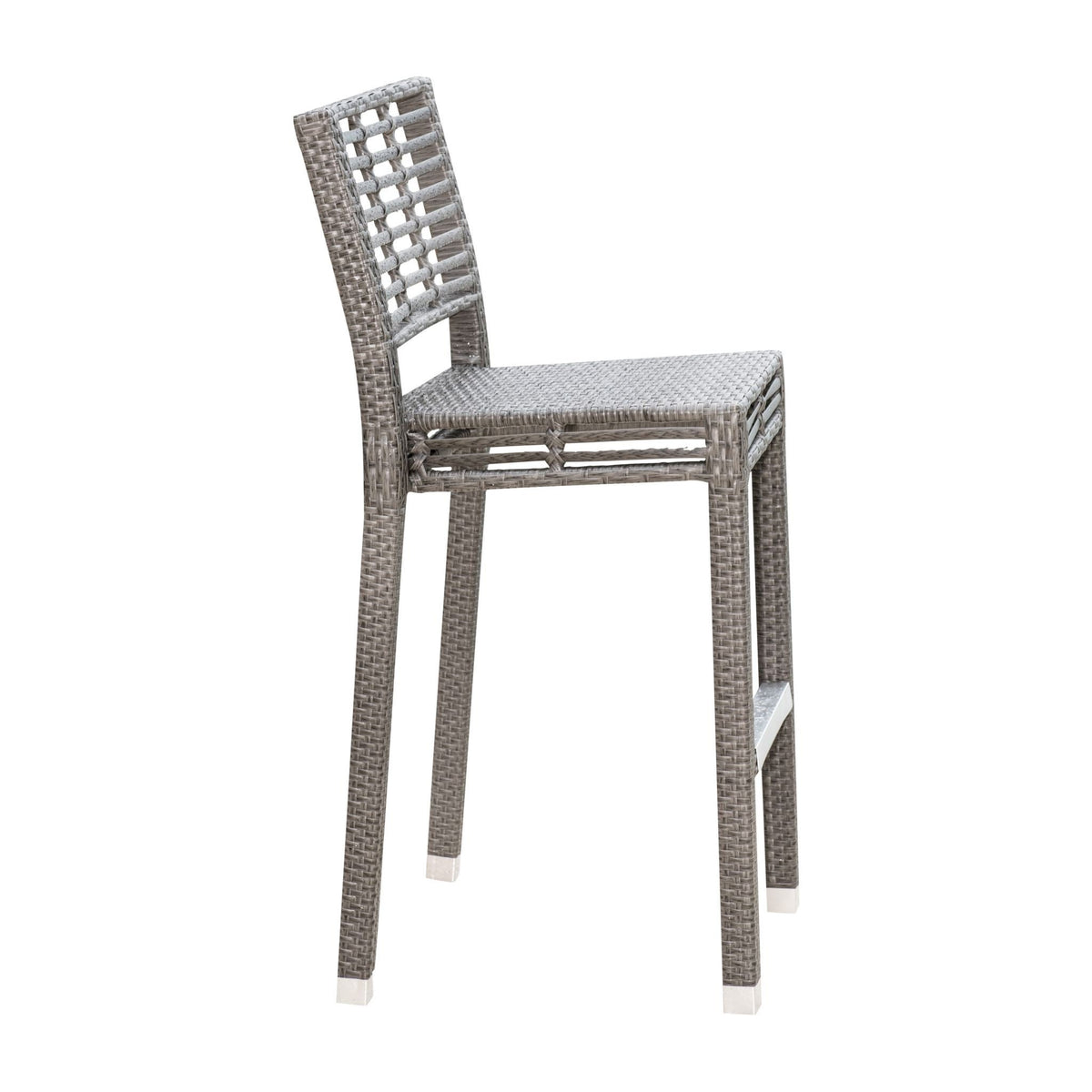 Panama Jack Graphite Stackable Barstool PJO-1601-GRY-BS - BetterPatio.com