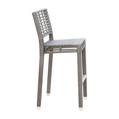 Panama Jack Graphite Stackable Barstool PJO-1601-GRY-BS - BetterPatio.com