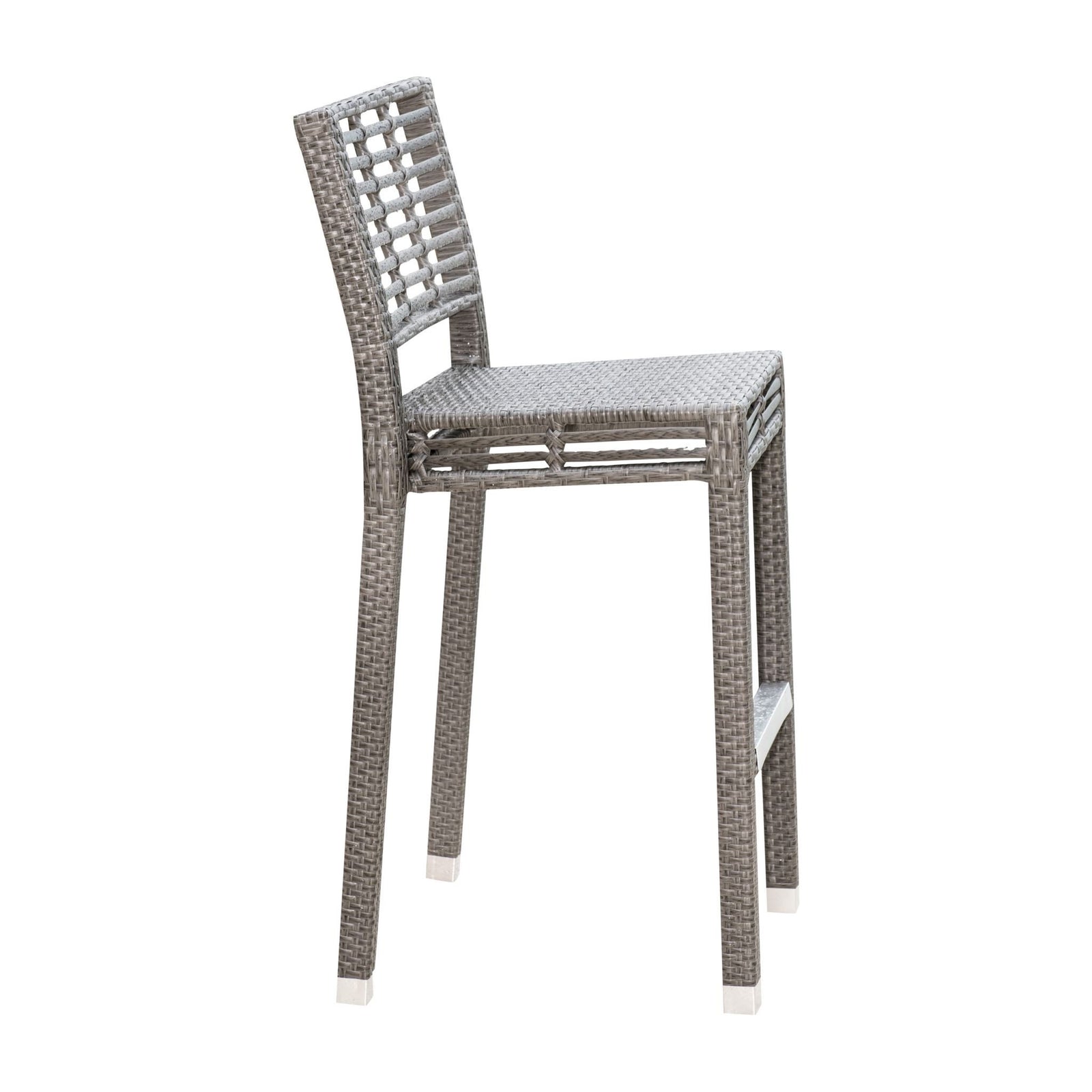 Panama Jack Graphite Stackable Barstool PJO-1601-GRY-BS - BetterPatio.com