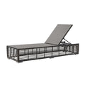Panama Jack Graphite Chaise Lounge W/Wheels