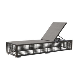 Panama Jack Graphite Chaise Lounge W/Wheels
